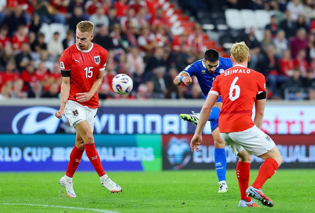 Áo vs Đảo Síp (01:45 – 07/09) | Xem lại trận đấu