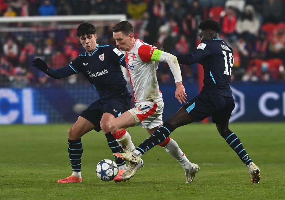 Slavia Praha vs Athletic Bilbao (03:00 – 26/11) | Xem lại trận đấu